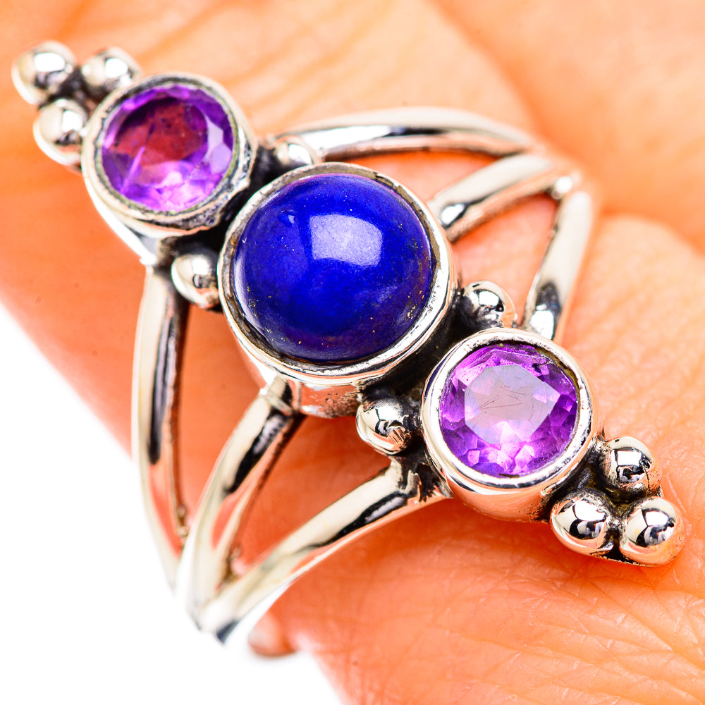 Lapis Lazuli Rings handcrafted by Ana Silver Co - RING129532