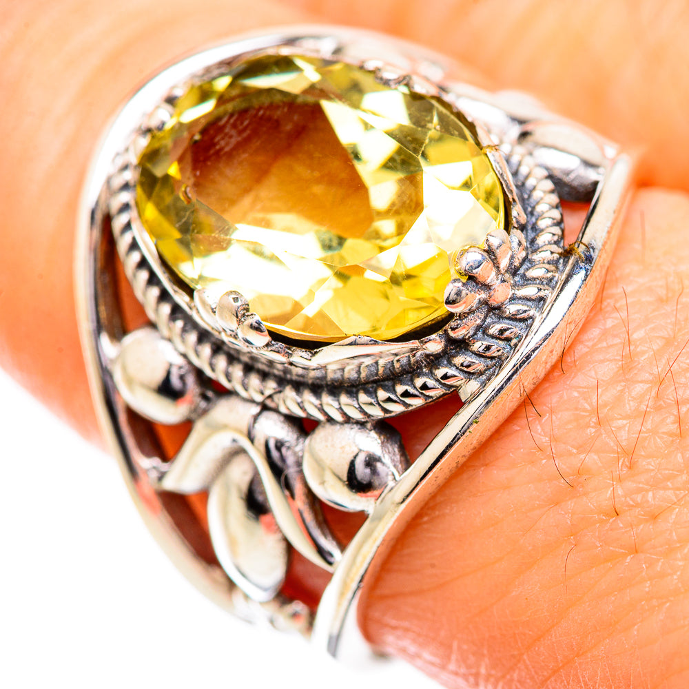 Citrine Rings handcrafted by Ana Silver Co - RING129535