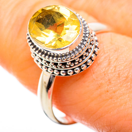 Citrine Rings handcrafted by Ana Silver Co - RING129544