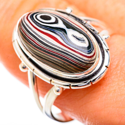 Fordite Rings handcrafted by Ana Silver Co - RING129554