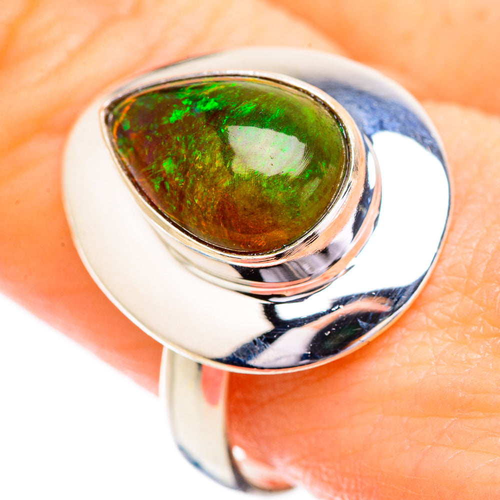 Aura Opal Rings handcrafted by Ana Silver Co - RING129558