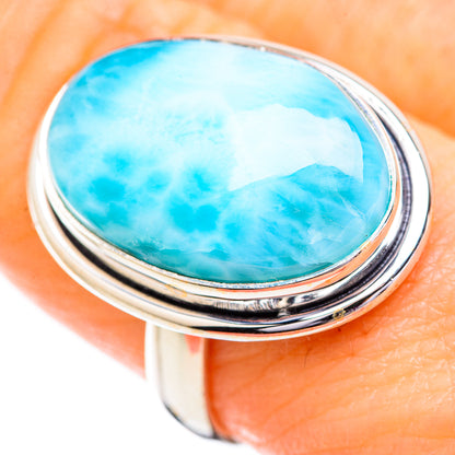 Larimar Rings handcrafted by Ana Silver Co - RING129560