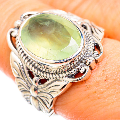 Prehnite Rings handcrafted by Ana Silver Co - RING129612