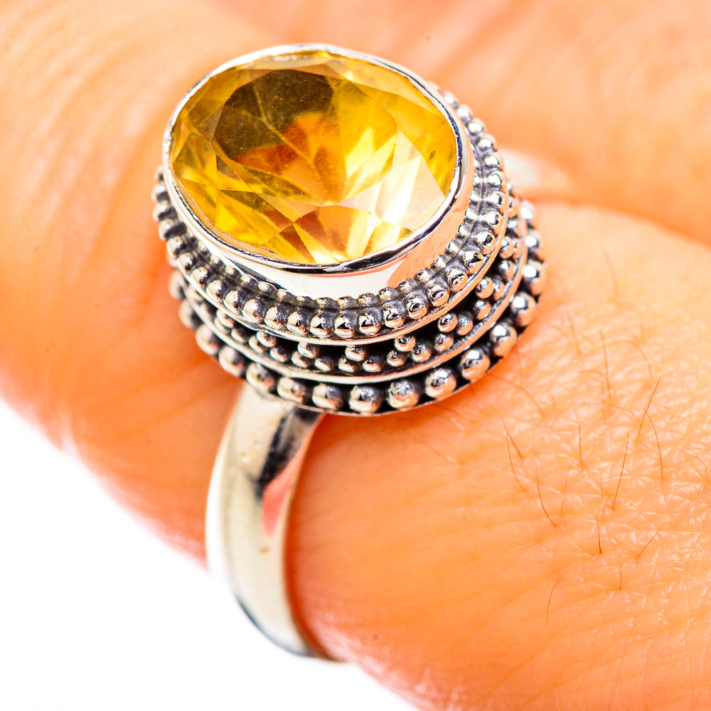 Citrine Rings handcrafted by Ana Silver Co - RING129613