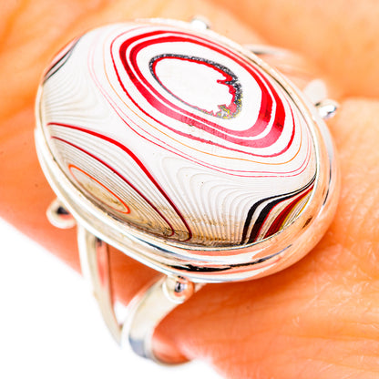 Fordite Rings handcrafted by Ana Silver Co - RING129618