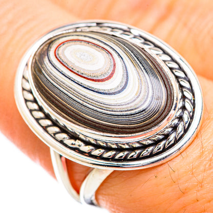 Fordite Rings handcrafted by Ana Silver Co - RING129626