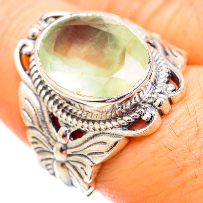 Prehnite Rings handcrafted by Ana Silver Co - RING129633