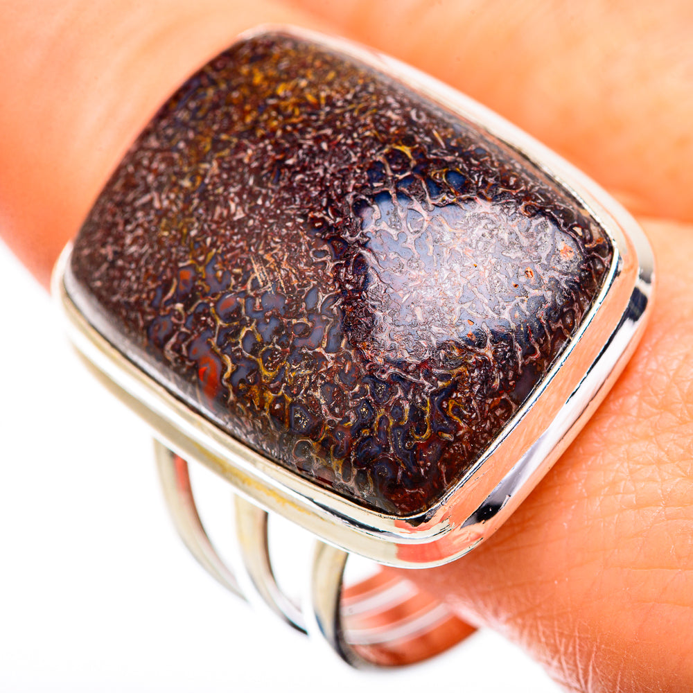Dinosaur Bone Rings handcrafted by Ana Silver Co - RING129663