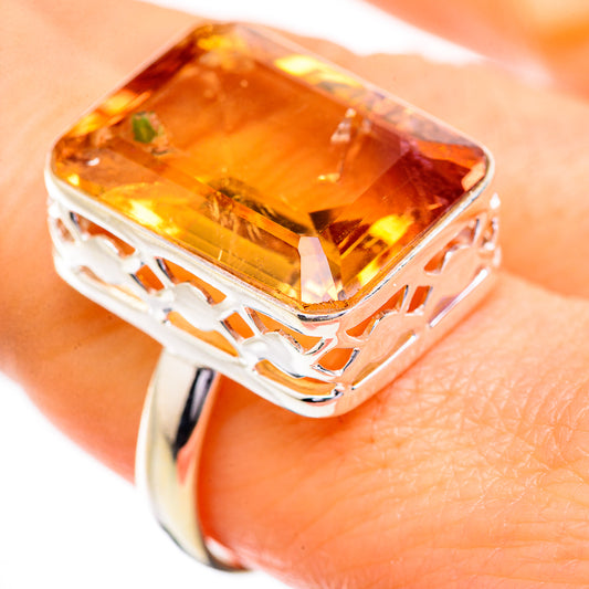 Citrine Rings handcrafted by Ana Silver Co - RING129667