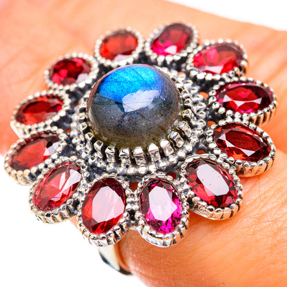 Labradorite Rings handcrafted by Ana Silver Co - RING129700