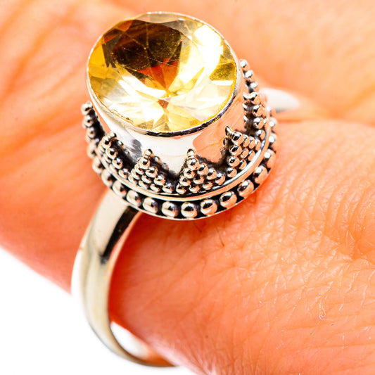 Citrine Rings handcrafted by Ana Silver Co - RING129718