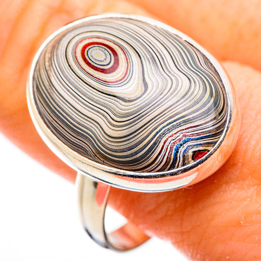 Fordite Rings handcrafted by Ana Silver Co - RING129726