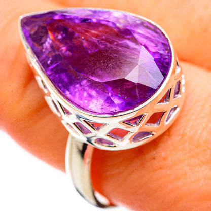 Amethyst Rings handcrafted by Ana Silver Co - RING129746
