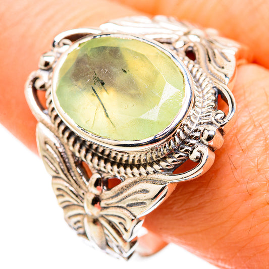 Prehnite Rings handcrafted by Ana Silver Co - RING129764