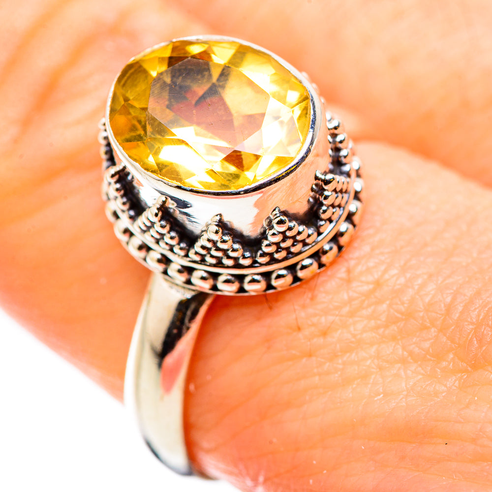 Citrine Rings handcrafted by Ana Silver Co - RING129766