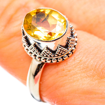 Citrine Rings handcrafted by Ana Silver Co - RING129766