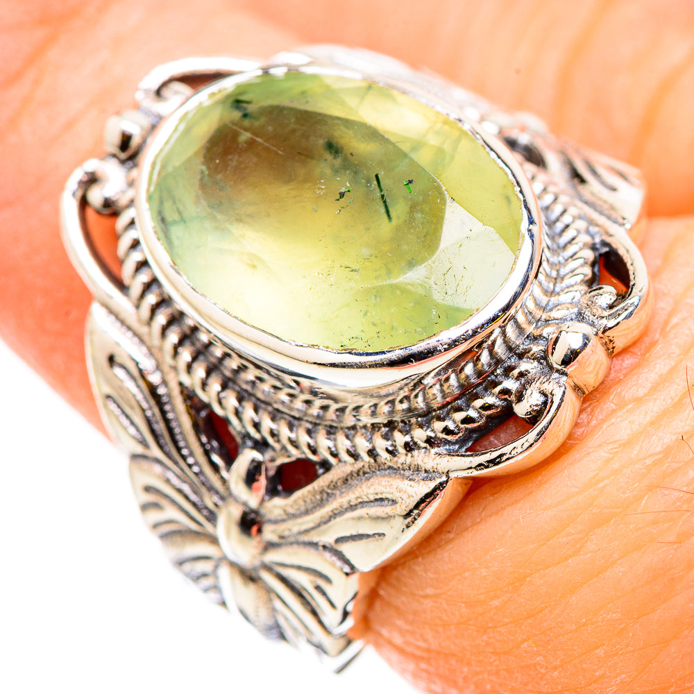 Prehnite Rings handcrafted by Ana Silver Co - RING129786