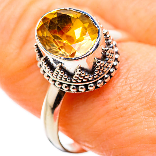 Citrine Rings handcrafted by Ana Silver Co - RING129788