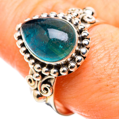 Blue Fluorite Rings handcrafted by Ana Silver Co - RING129806