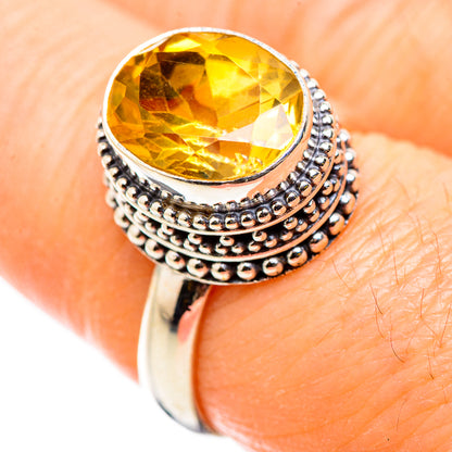 Citrine Rings handcrafted by Ana Silver Co - RING129814