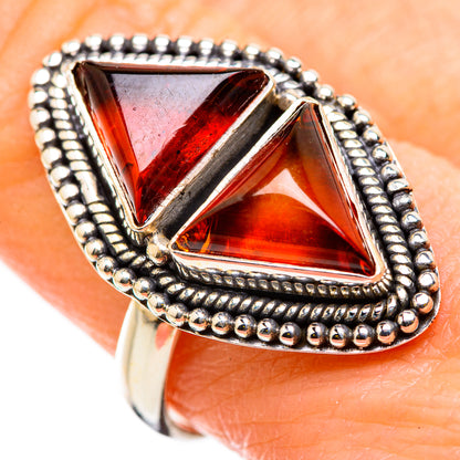 Baltic Amber Rings handcrafted by Ana Silver Co - RING129815