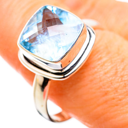 Blue Topaz Rings handcrafted by Ana Silver Co - RING129830