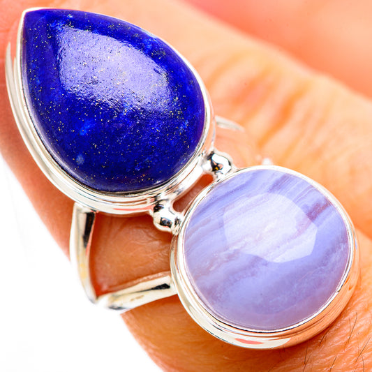 Lapis Lazuli Rings handcrafted by Ana Silver Co - RING129875