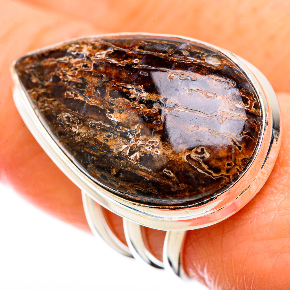 Dinosaur Bone Rings handcrafted by Ana Silver Co - RING129880