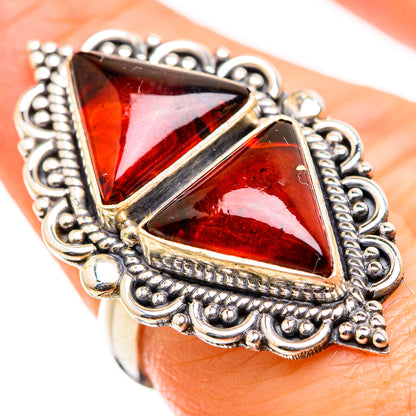 Baltic Amber Rings handcrafted by Ana Silver Co - RING129881