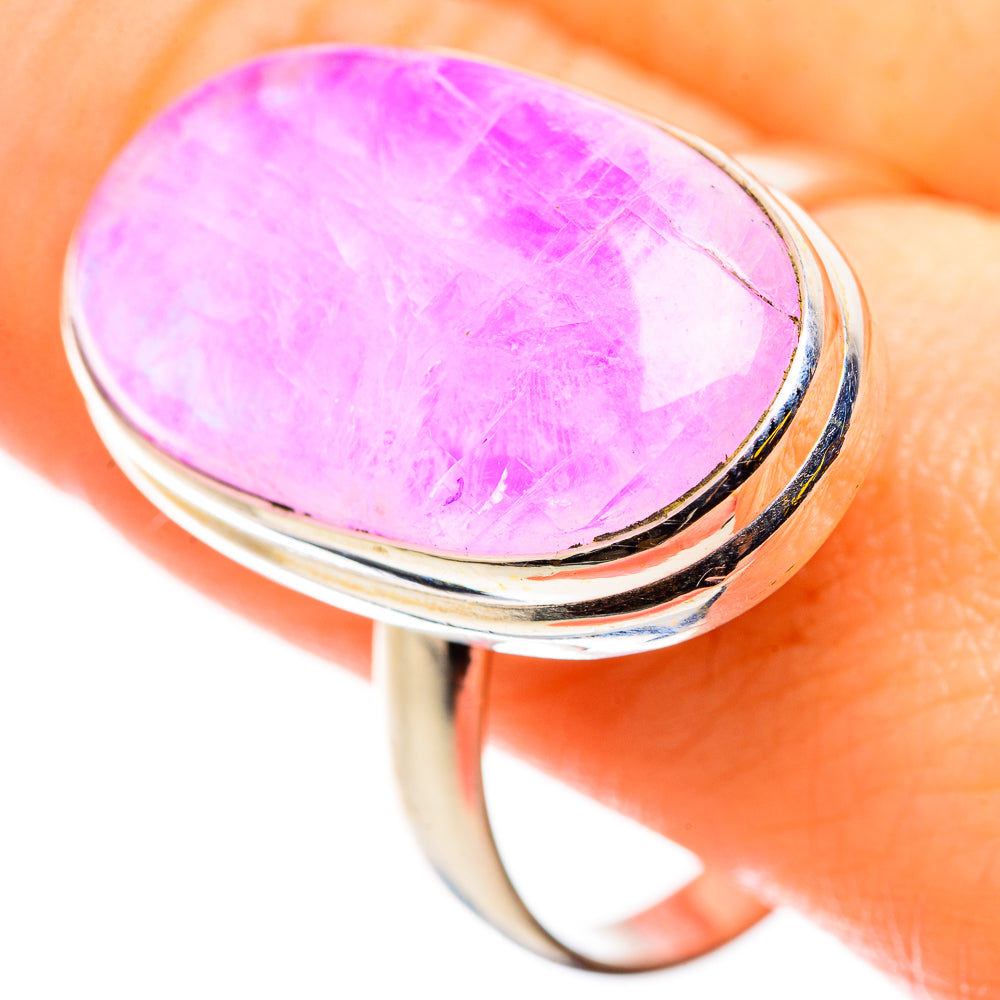 Pink Moonstone Rings handcrafted by Ana Silver Co - RING129884