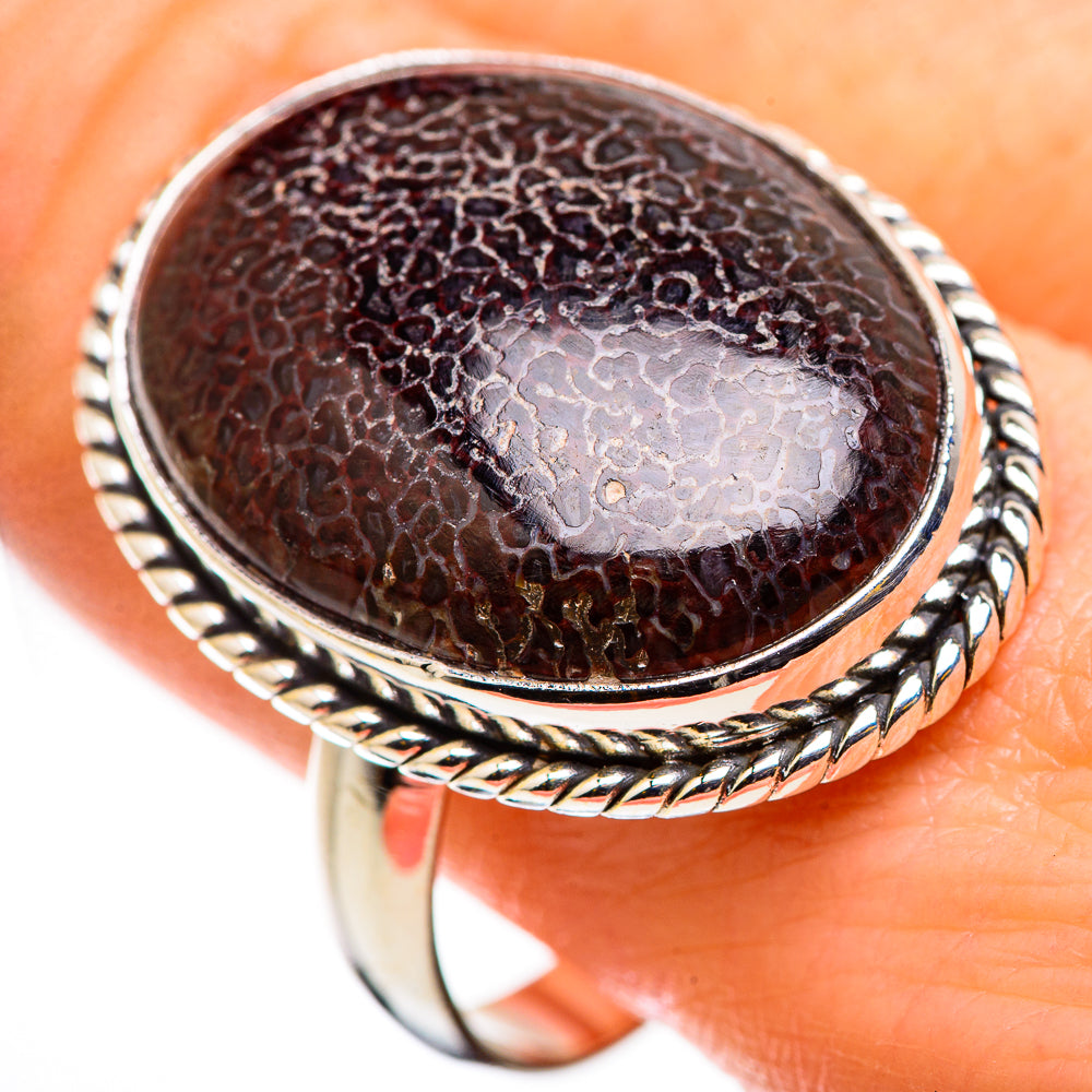 Dinosaur Bone Rings handcrafted by Ana Silver Co - RING129905