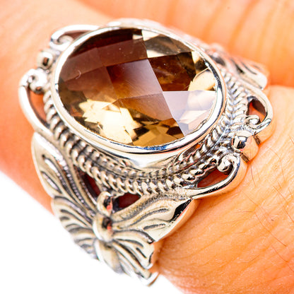 Smoky Quartz Rings handcrafted by Ana Silver Co - RING129927