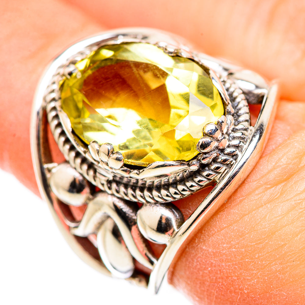 Citrine Rings handcrafted by Ana Silver Co - RING129946