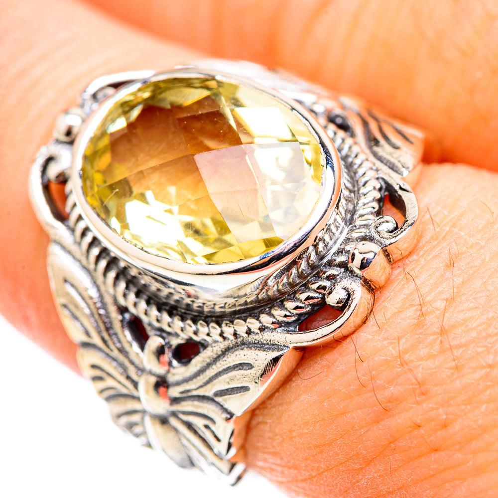 Citrine Rings handcrafted by Ana Silver Co - RING129973