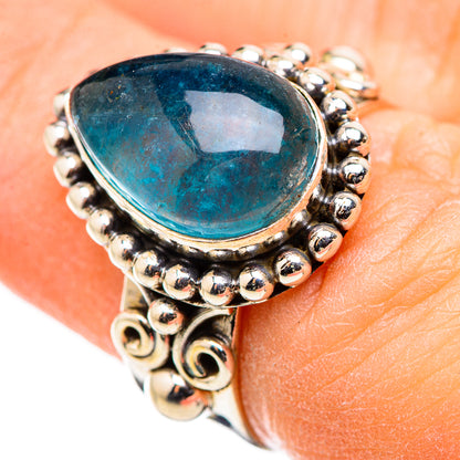 Blue Fluorite Rings handcrafted by Ana Silver Co - RING129974