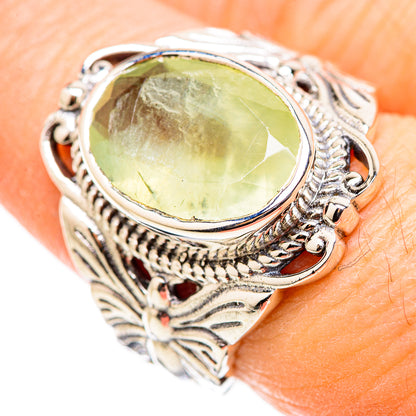 Prehnite Rings handcrafted by Ana Silver Co - RING129981