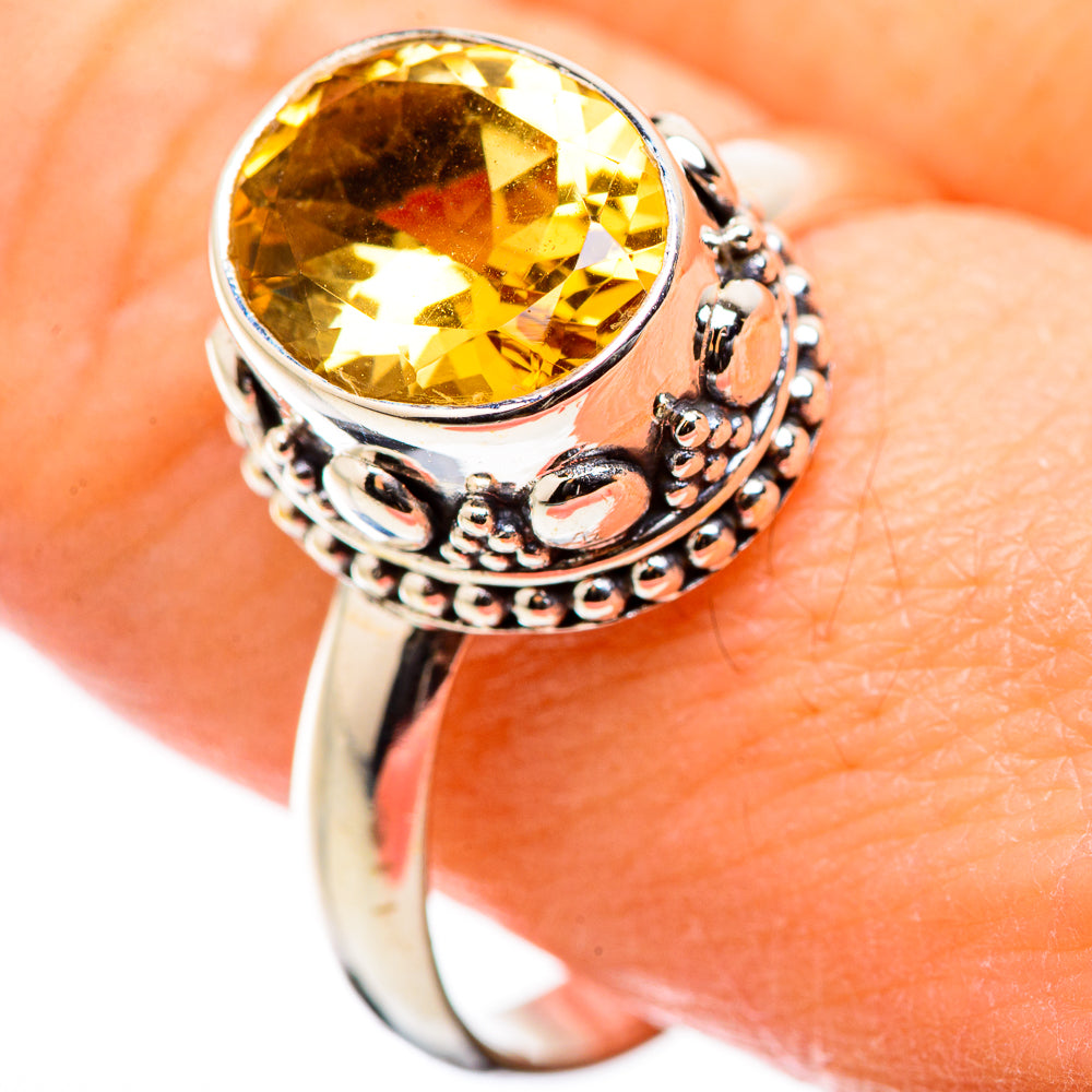 Citrine Rings handcrafted by Ana Silver Co - RING129983