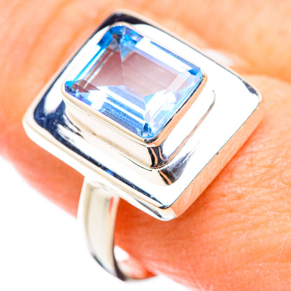 Blue Topaz Rings handcrafted by Ana Silver Co - RING129999