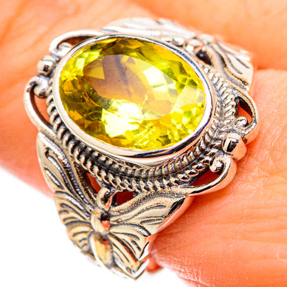 Citrine Rings handcrafted by Ana Silver Co - RING130017