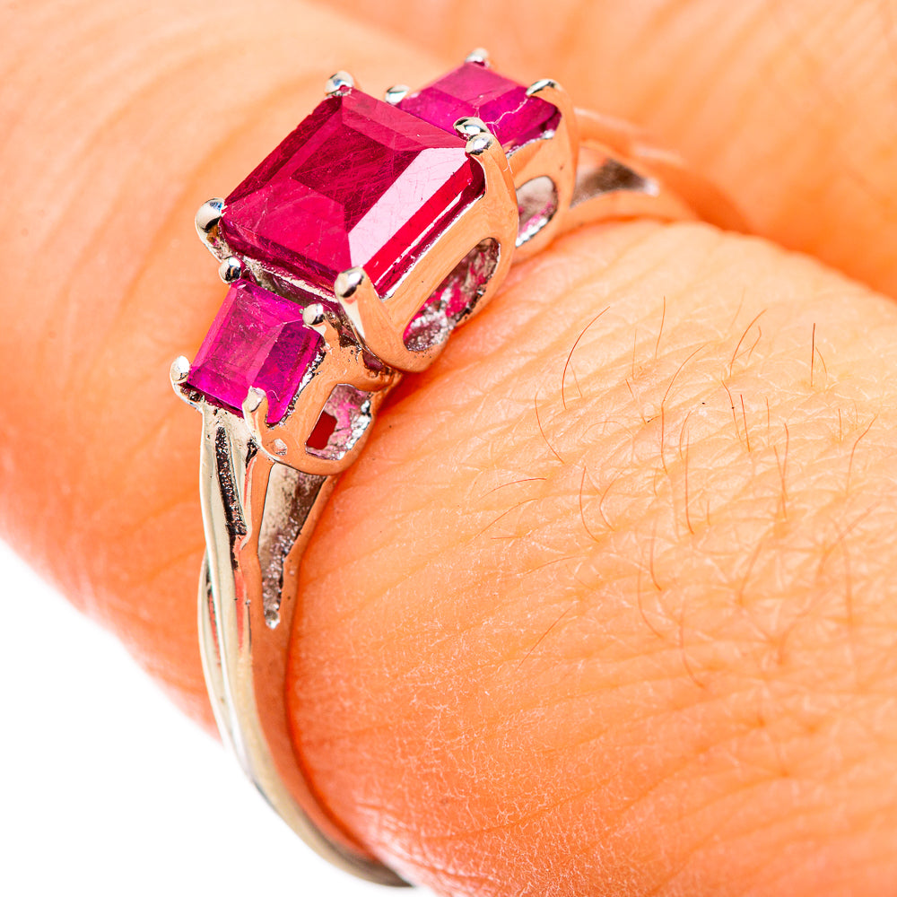 Ruby Rings handcrafted by Ana Silver Co - RING130031