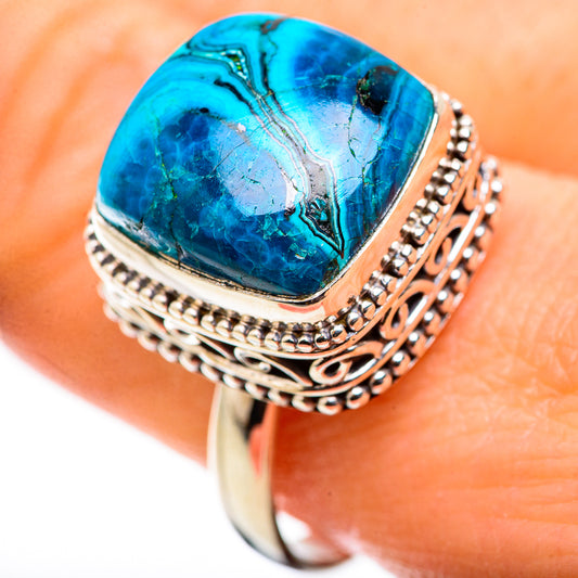 Shattuckite Rings handcrafted by Ana Silver Co - RING130043