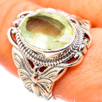 Prehnite Rings handcrafted by Ana Silver Co - RING130048
