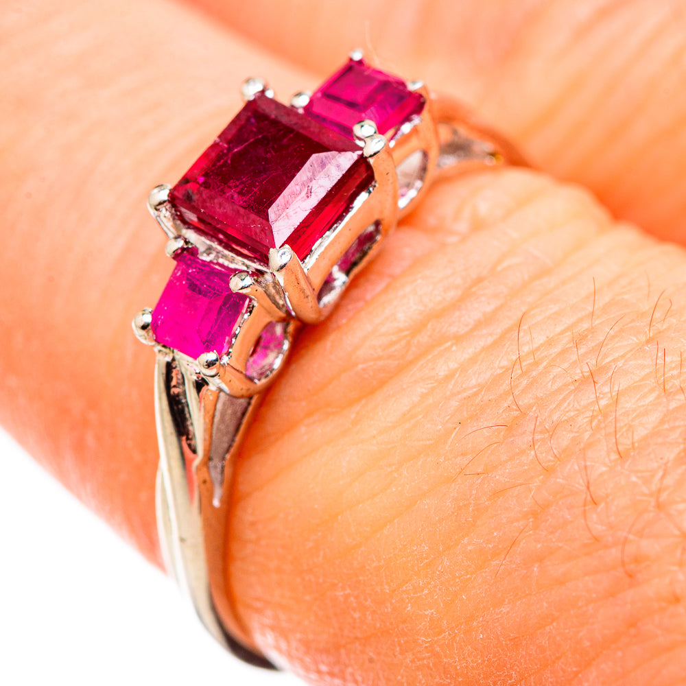 Ruby Rings handcrafted by Ana Silver Co - RING130053