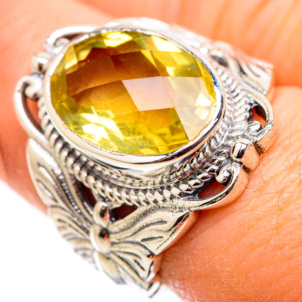 Citrine Rings handcrafted by Ana Silver Co - RING130063
