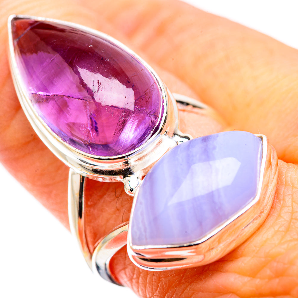 Amethyst Rings handcrafted by Ana Silver Co - RING130083