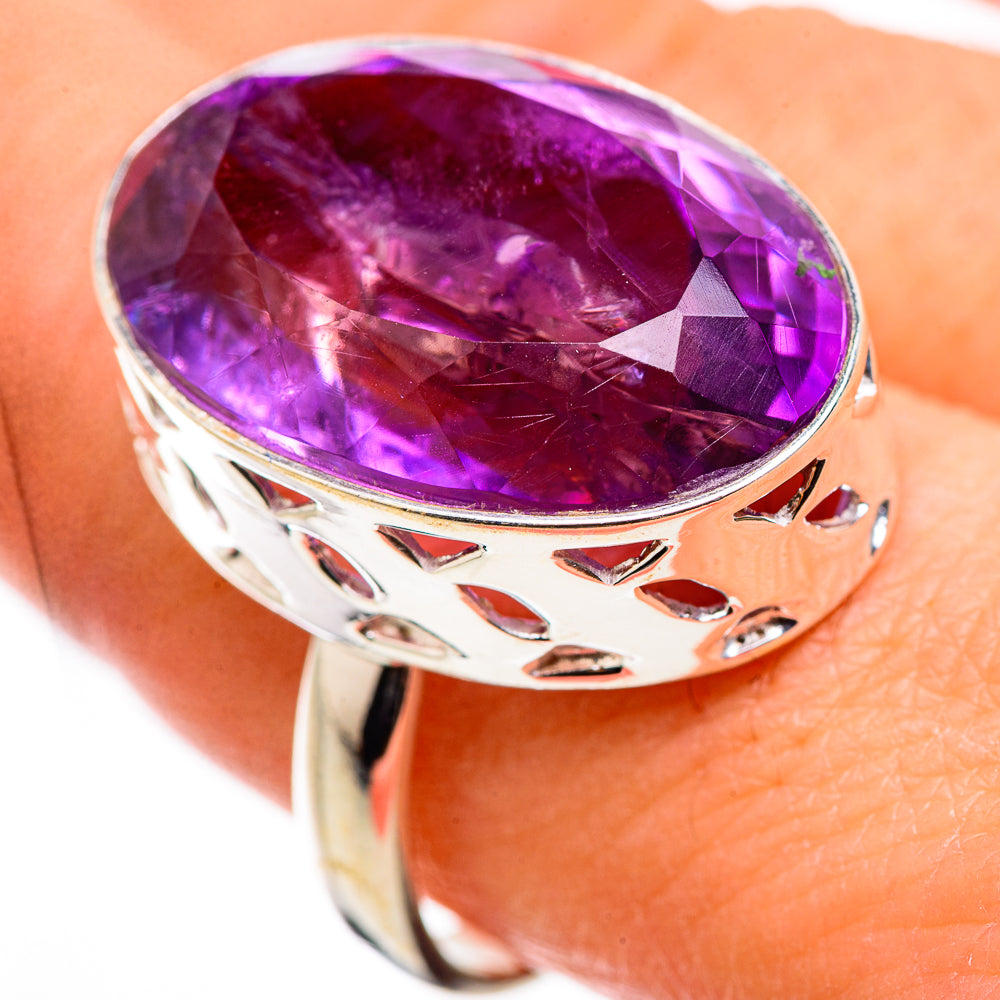 Amethyst Rings handcrafted by Ana Silver Co - RING130085