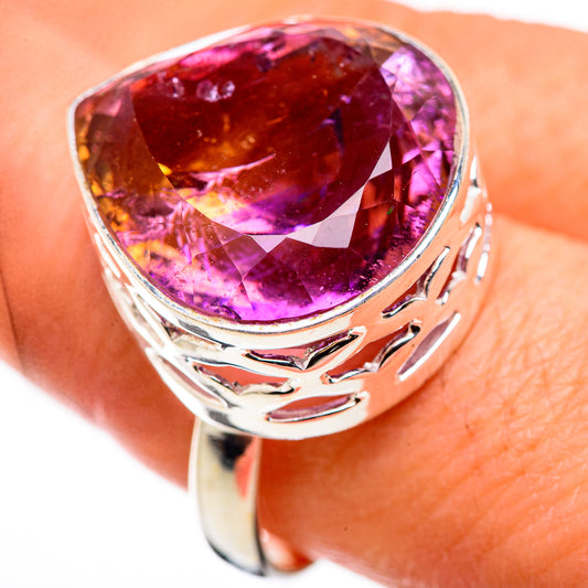Ametrine Rings handcrafted by Ana Silver Co - RING130094
