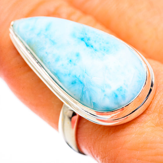 Larimar Rings handcrafted by Ana Silver Co - RING130099
