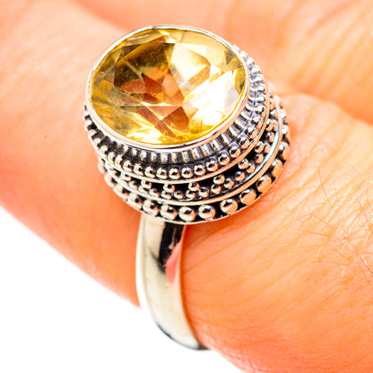 Citrine Rings handcrafted by Ana Silver Co - RING130133