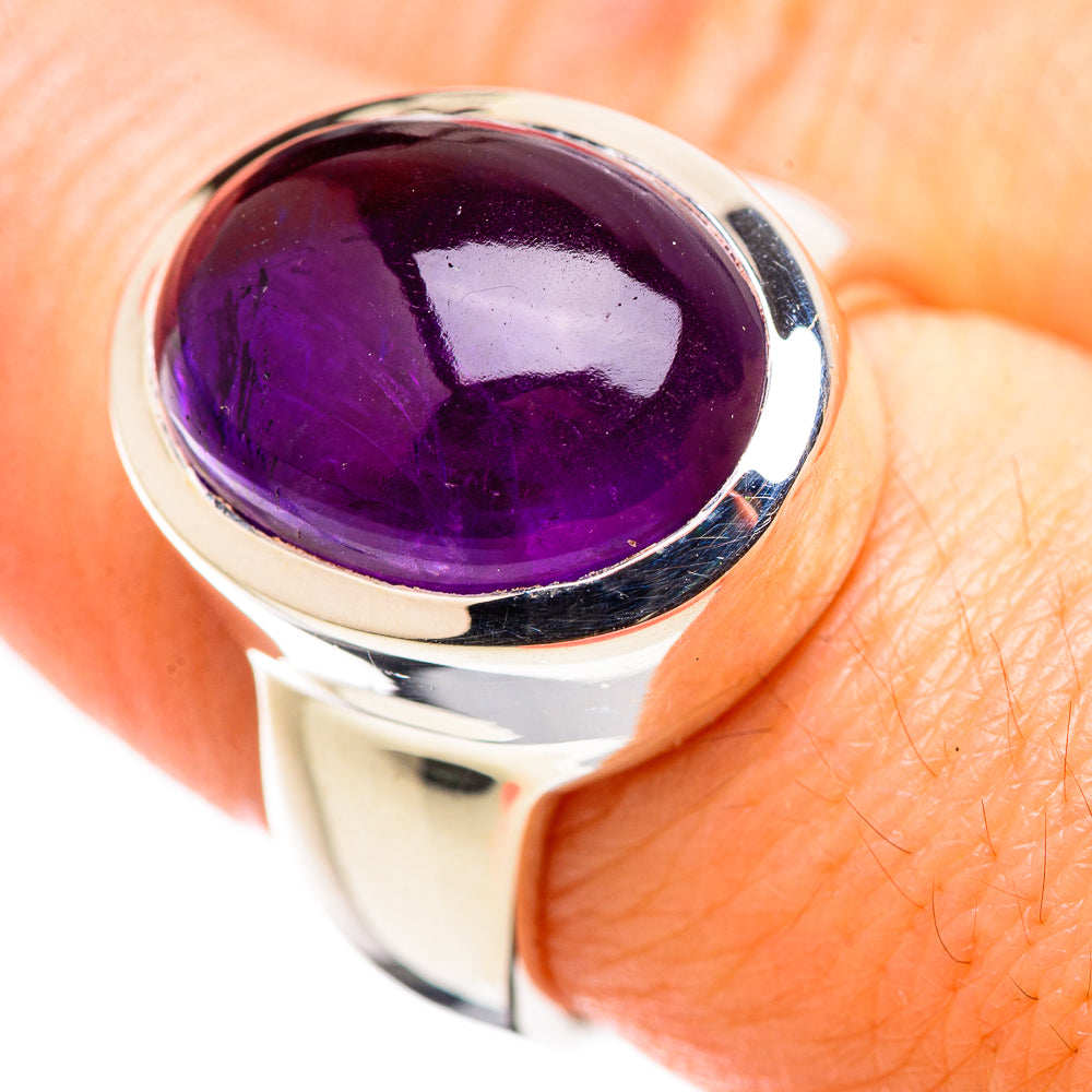 Amethyst Rings handcrafted by Ana Silver Co - RING130138